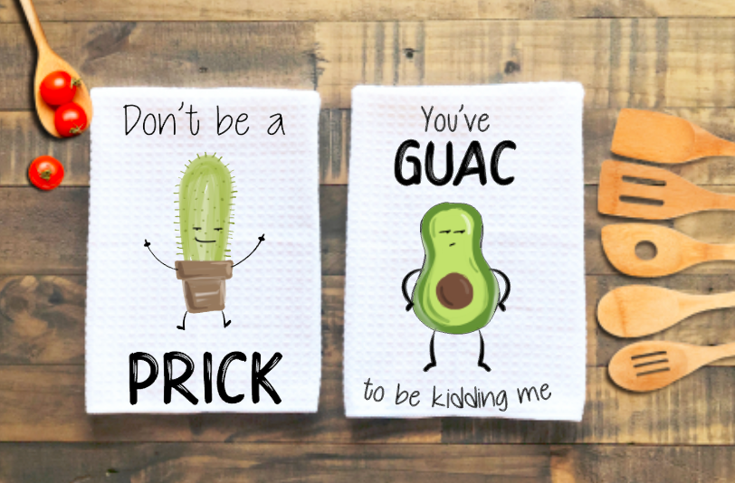 Fun and Sassy Microfiber Kitchen Towel