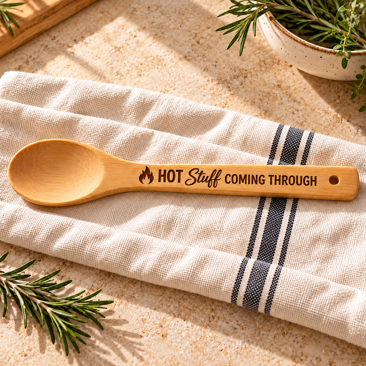 Sassy Sayings Engraved Wooden Spoon