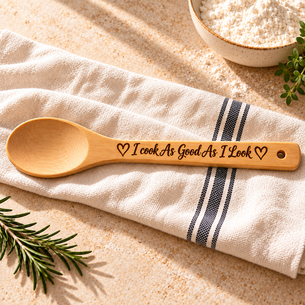 Sassy Sayings Engraved Wooden Spoon