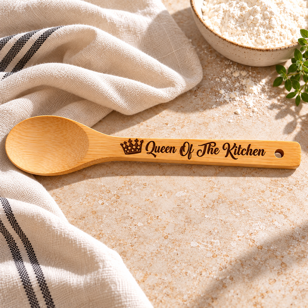 Sassy Sayings Engraved Wooden Spoon