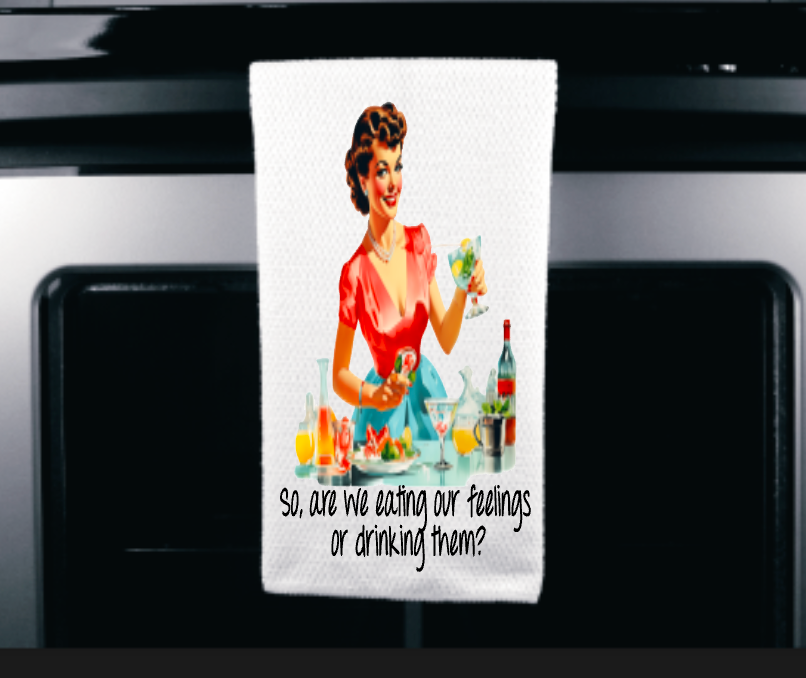 Retro Housewives Microfiber towel