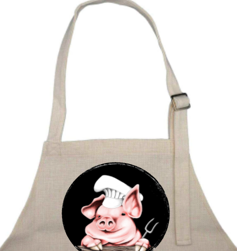 Linen Adult Apron for Cooking and Baking