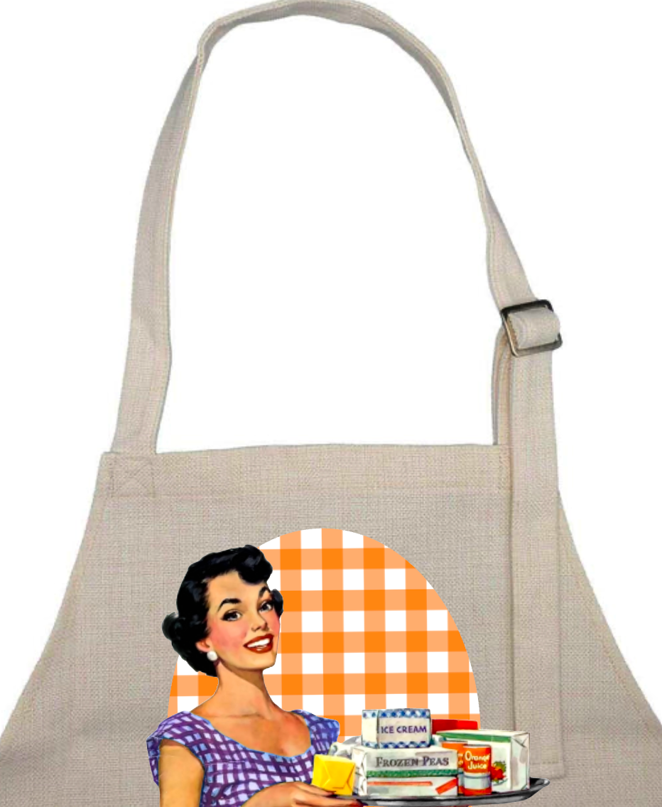 Linen Adult Apron for Cooking and Baking