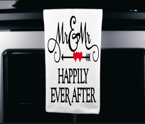 Happily Ever After Microfiber Kitchen Towel