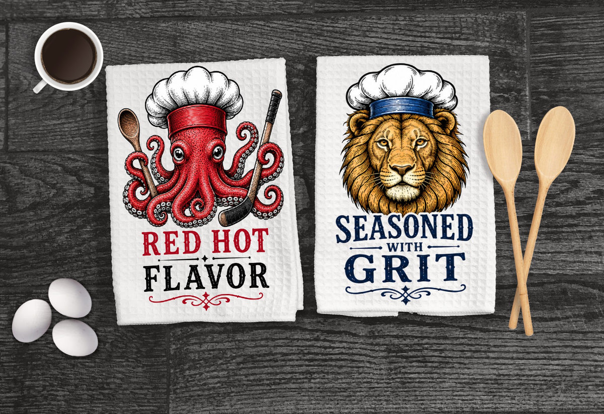 Detroit Sports Teams Towels; Lions, Tigers, Pistons, Red Wings ... Oh My!